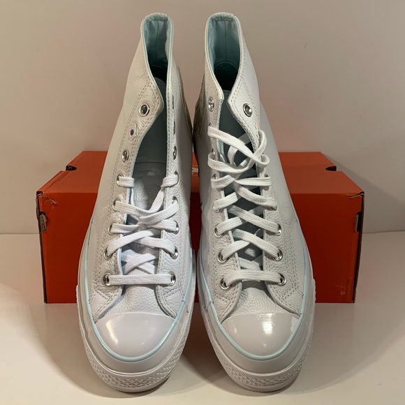 ⚪[NEW] CONVERSE CHUCK TAYLOR ALL STAR 70 HI WHITE OUT LEATHER MENS SHOES SIZE 9⚪ - Picture 5 of 8